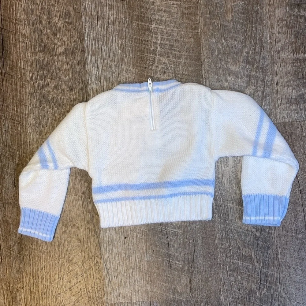 Carter’s Vintage Knit Varsity Stripe Football Sweater size 6/9 months